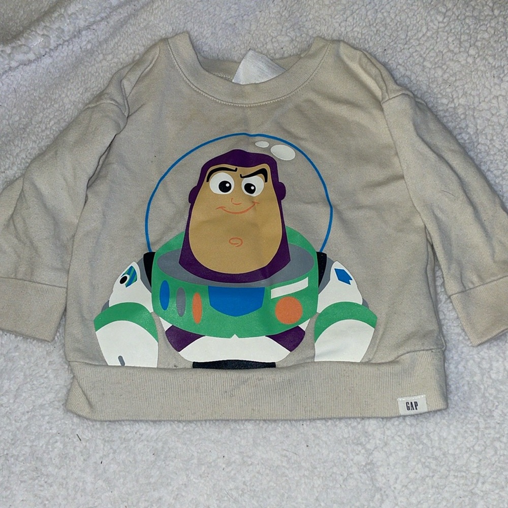 Gap factory Buzz Lightyear sweatshirt size 6-12 months